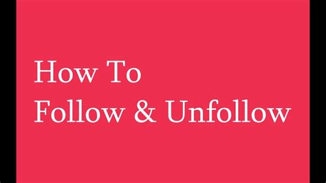 Check spelling or type a new query. Follow Unfollow Instagram - YouTube