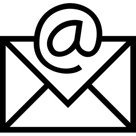 Transparent Email Icon Png Black Rwanda 24
