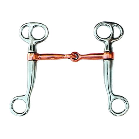 Copper Mouth Snaffle Bit 5 Inch