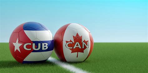 Canada Vs Cuba Soccer Match Soccer Balls In Cuba And Canada National