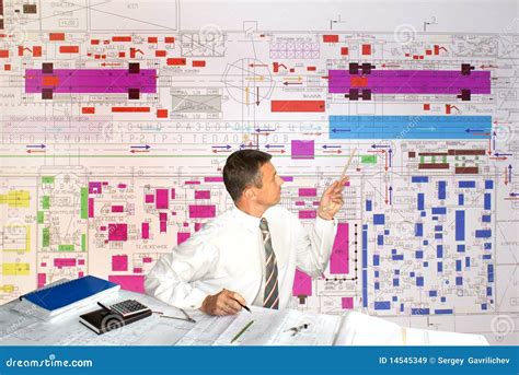 Engineer Planner Stock Image Image Of People Development 14545349