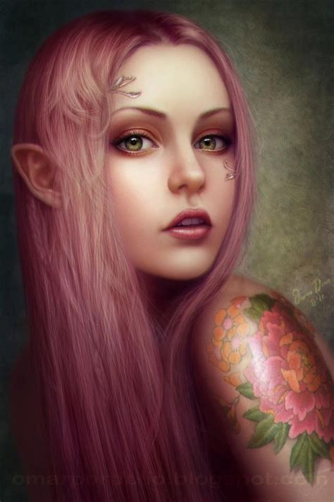 Beautiful Elf Elf Art Fantasy Women Beauty Illustration
