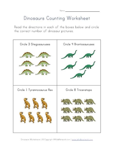 dinosaurs  worksheets  pinterest