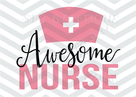 Nurse Svg File Awesome Nurse Svg Nurse Career Svg Cut Files