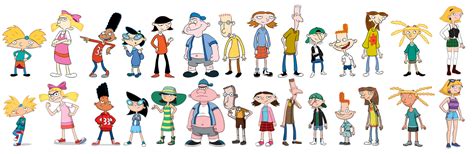 Hey Arnold Characters By Markpipi On Deviantart