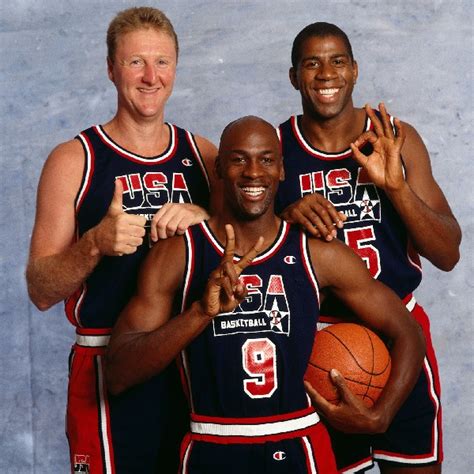 1992 Usa Dream Team Michael Jordan Larry Bird Magic Son Classic