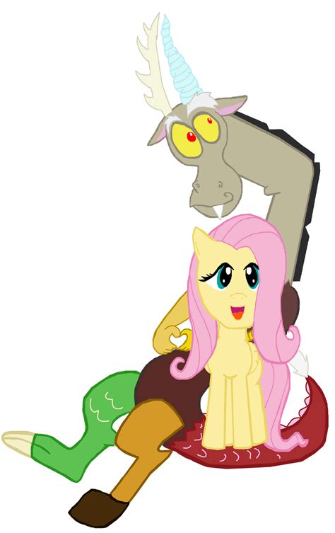 Fluttershy And Discord Vector By Ashleyfluttershy On Deviantart