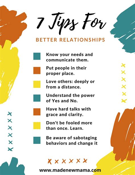 7 Tips For Better Relationships