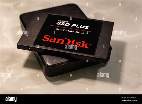 Sandisk Ssd Hard Drive Stock Photo Alamy