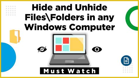 How To Hide And Unhide Files And Folders In Windows Computer Hide