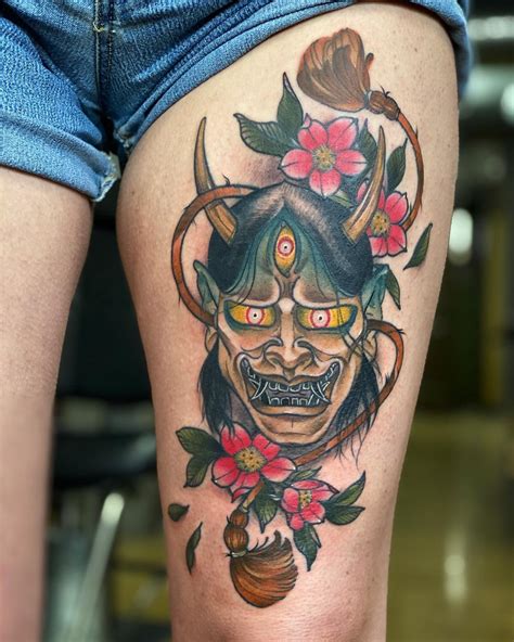 update 36 powerful hannya mask tattoos august 2020