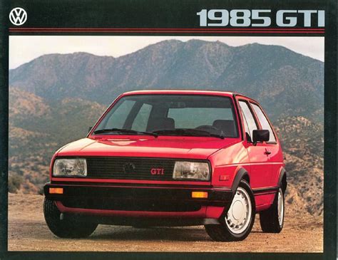 1985 Usa Vw Golf Ii Gti Sales Brochure By Vwgolfmk2oc Issuu