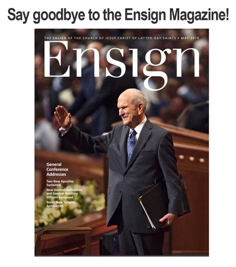 Bare Record Of Truth Discontinued Ensign Magazine The Lds Church