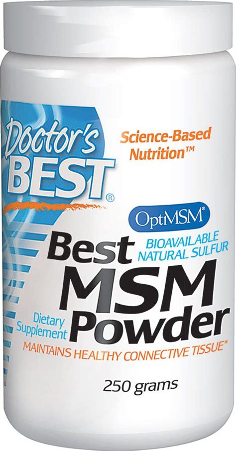 Doctors Best Msm Powder With Optimsm® 88 Oz Best Doctors Msm Supplements