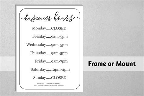 View 26 Get Editable Free Business Hours Template Pdf  Vector