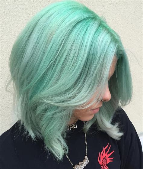 20 Mint Green Dye Hair Fashion Style