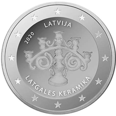 The package sets three key targets: 2 euro Lettonia 2020 Ceramica Lettone 2020 - Euro commemorativi, monete e francobolli rari ...