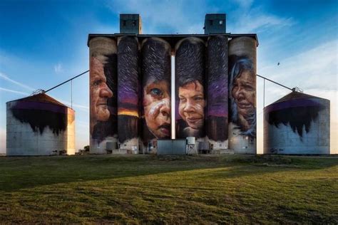 Part Of The Silo Art Trail Posted About 7 Hours Ago This Artwork By