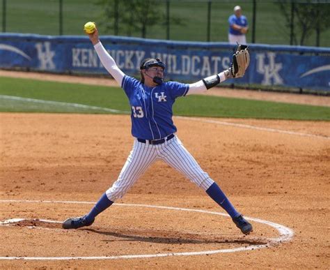 Kelsey Nunley Kentucky Baseball Field Softball Pitching Fastpitch