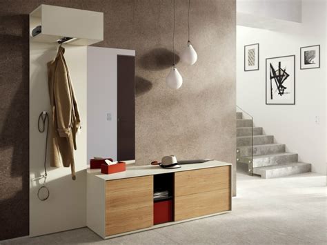Wand garderobe holz modern flur möbel kleider haken palettenmöbel wandpaneele 3d. Ideen für Garderoben - Designer-Modelle für den Flur