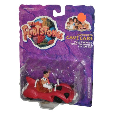 The Flintstones Movie Fred Motorized Cave Cars Toy Pull Em Back Car