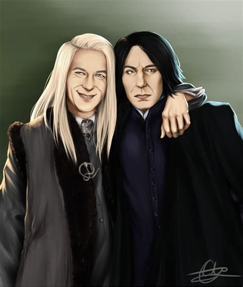 harrypotter severus snape lucius malfoy snape