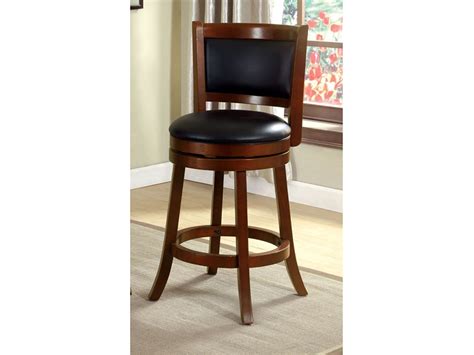 Letcher Dark Cherry 24 Inch Swivel Bar Stool Shop For Affordable Home