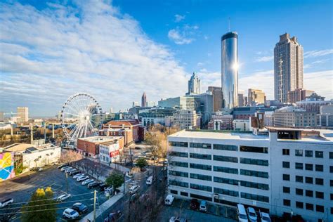 View Of Buildings In Downtown Atlanta Georgia Editorial Photography