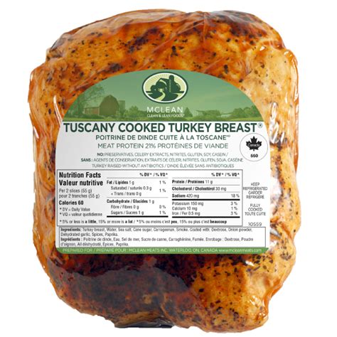 Tuscany Turkey Breast Mclean Meats Clean Deli Meat Healthy Meals