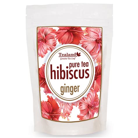 Hibiscus Ginger 200g Best Tea In Dubai And Tea Products In Uae Tealand