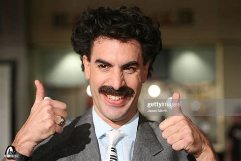 Sacha Baron Cohen As Borat During Borat Cultural Learnings Of News