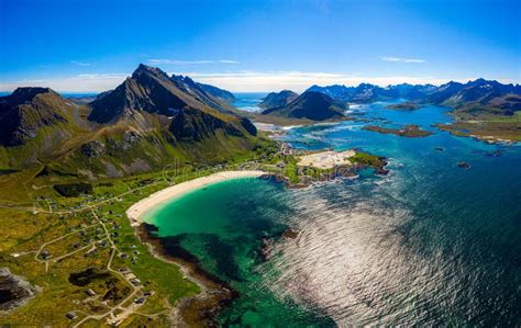Beach Lofoten Archipelago Islands Beach Stock Image Image Of Norge