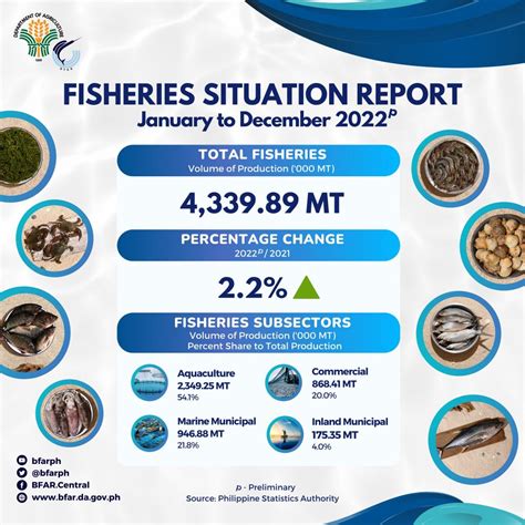 2022 Fisheries Production Volume Up By 22