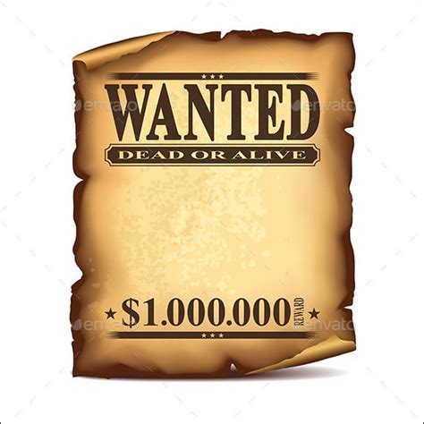 Blank Wanted Poster Template Make Your Own Wanted Poster Poster Hot