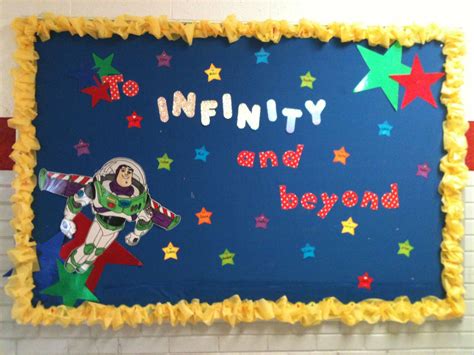 To Infinity And Beyond Buzz Light Year Bulletin Board Space Theme