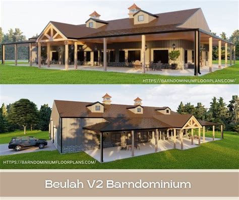 Beulah V2 Barndominium With Wrap Around Porch 50x60 3000 Sq Ft Floor