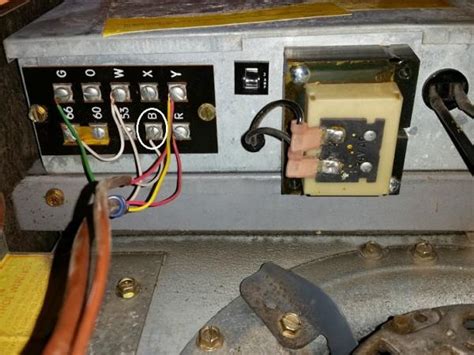 Four or five with air conditioning; finding C wire for York electric furnace - DoItYourself.com Community Forums