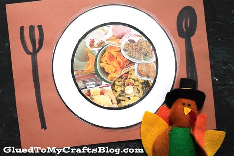 Thanksgiving Dinner Plate Craft Idea For Kids