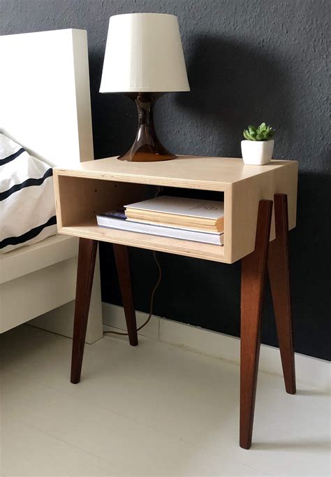Plywood Nightstand Mdf Furniture Simple Furniture Home Decor