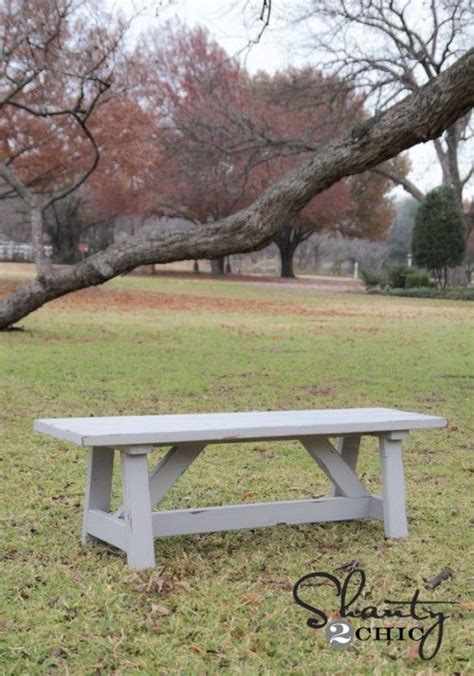 This bench is sturdy, there suitable for big guys or gals. 28 DIY Garden Bench Plans You Can Build to Enjoy Your Yard