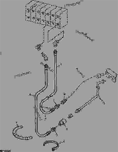 Hydraulic Hoses And Fittings 670770 And 755855 B19 Backhoe John