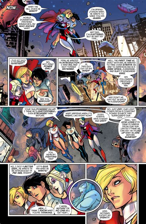 Power Girl Goes On A Date With Zorcrom Comicnewbies