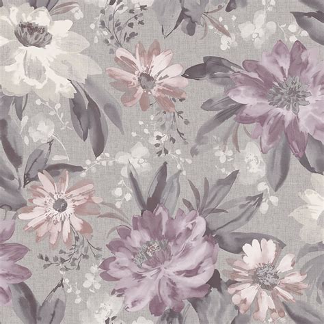 Arthouse Painted Dahlia Flower Pattern English Garden Traditional Hand