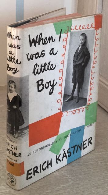 When I Was A Little Boy By Kastner Erich Near Fine Hardcover 1959