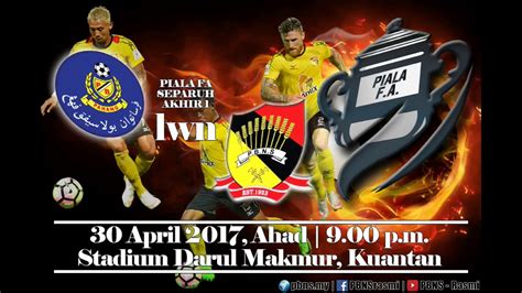 Berikut rangkuman keputusan aksi suku akhir piala liga inggeris yang berakhir sebentar tadi. Highlight Separuh Akhir 1 Piala FA 2017: Pahang vs Negeri ...