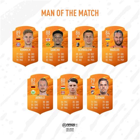In the past fifa's, the sofifa database was updated around the 20th of august. FIFA 20: MOTM Sancho Kimmich - 3 June Man of The Match ...