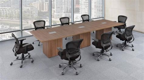 Moreover, it provides the space for 12 seats to be seated around the table. 12 Foot Rectangular Conference table with Cube Base - Direct Office Solutions