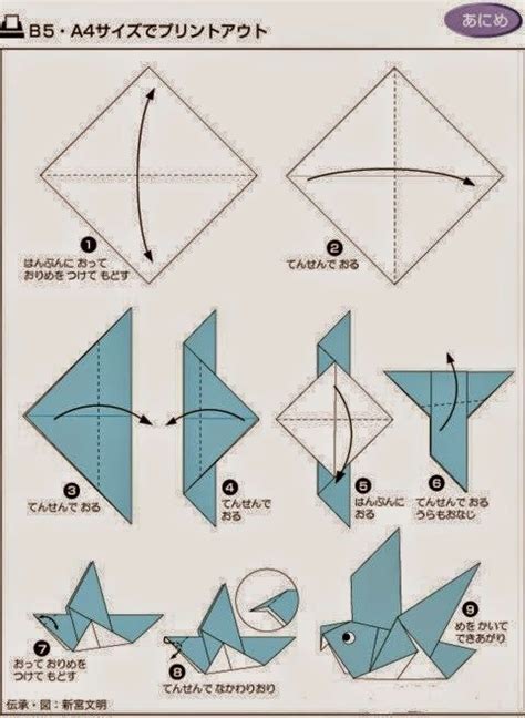 Easy Origami Dove Instructions