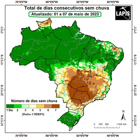 Mapas Mostram Expans O Da Seca Na Rea Central Do Brasil