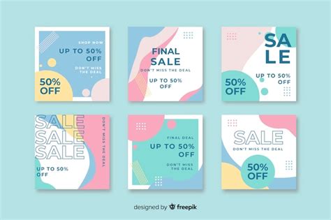 Premium Vector Abstract Instagram Post Collection